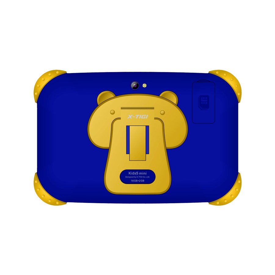 Tablette Éducative Kids 5 mini – 3G – 5″ – 16GO Rom / 2 Go Ram – 1 sim – Quad-Core – 3500 Mah – bleu - 12 mois de garantie – Image 2