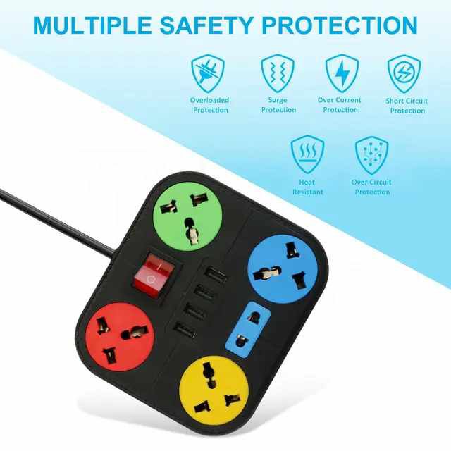 Rallonge BEST - 5 prises Noir – Image 4