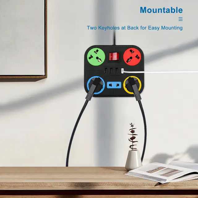 Rallonge BEST - 5 prises Noir – Image 3