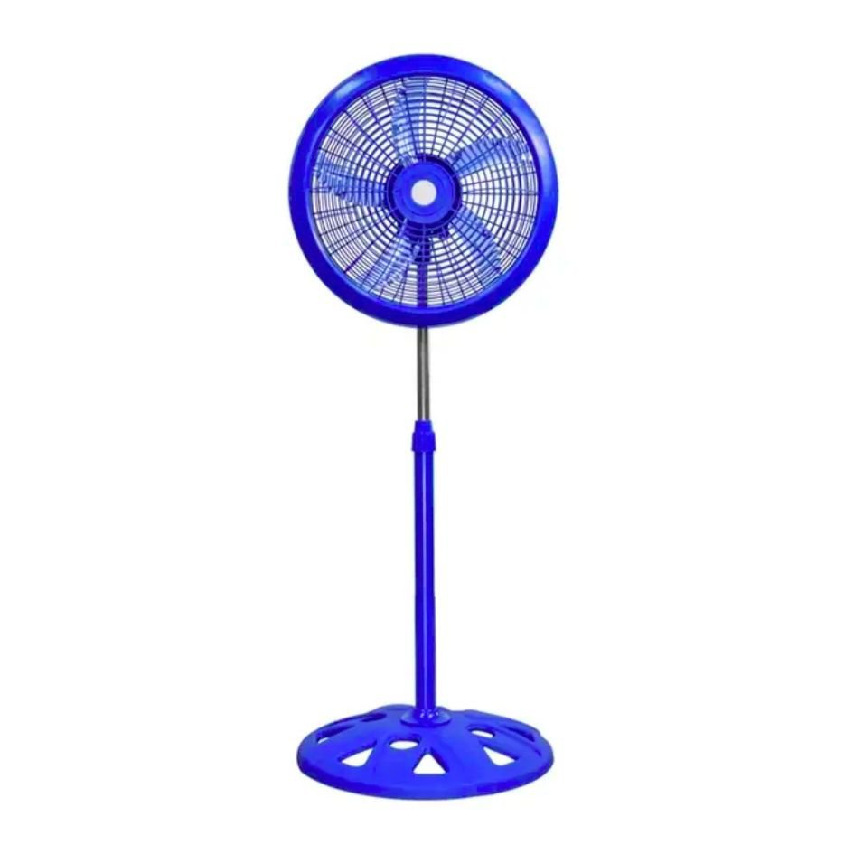 Ventilateur ROYAL EVAA, pied rond, bleu