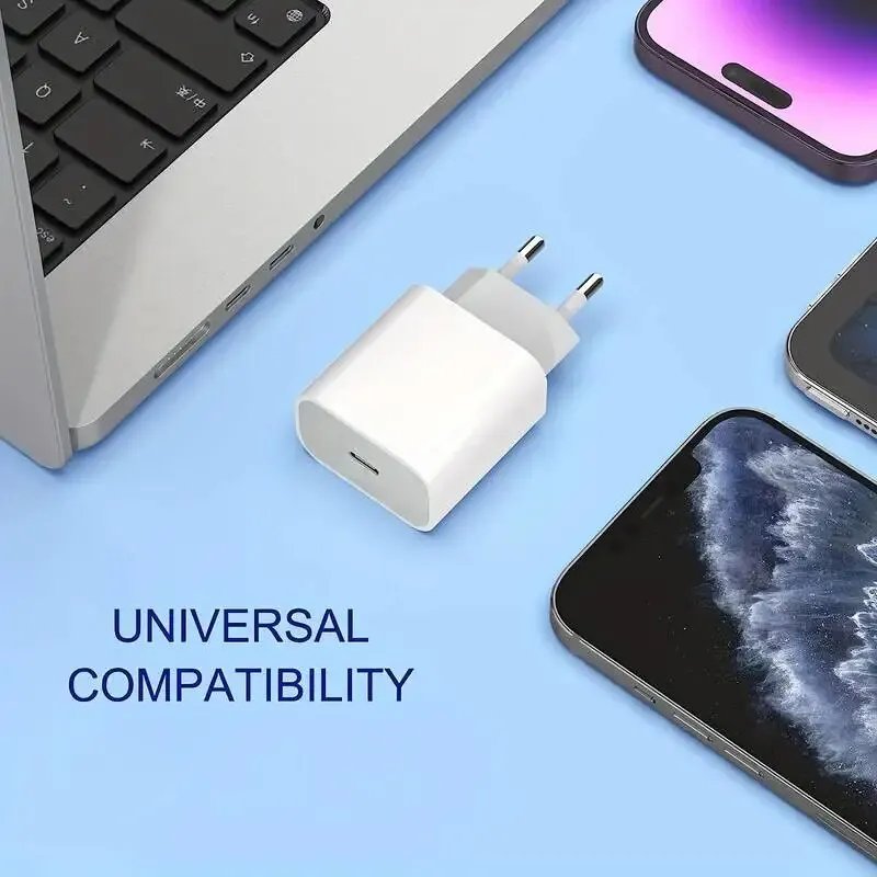 Chargeur Iphone 14Pro Max 25W Blanc – Image 3