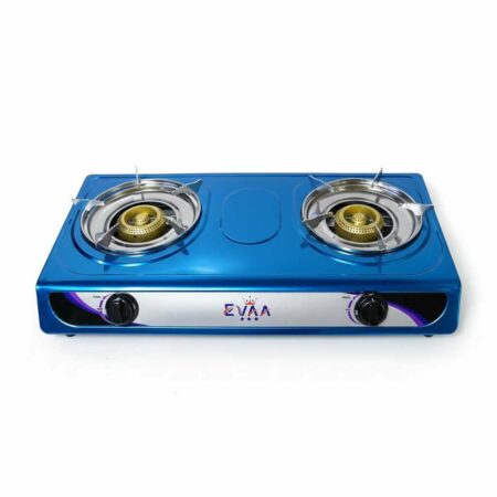 Plaque à Gaz en Inox EVAA - 02 foyers - Automatique - modèle EVP-005-NEW - garantie 6 mois