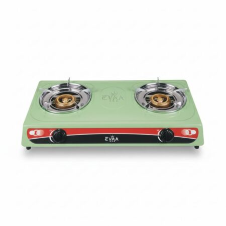 Plaque à Gaz EVAA 2 Foyers - Couleur Turquoise | Design Unique & Tendance - garantie 6 mois