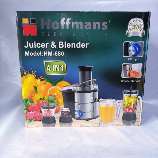 Blender et extracteur de jus hoffmans - 4en1 - 2,2Litres - 1800W- HM680 - garantie 6 mois – Image 2