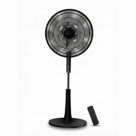 Ventilateur avec télécommande silencieux Noir - garantie 3 mois
